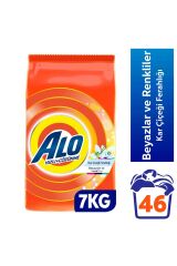 Toz Deterjan Alo 7 Kg Beyazlar ve Renkliler Kar Çiçeği