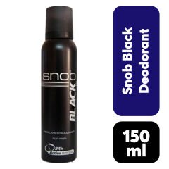 Deodorant Erkek Snob 150 ml Black
