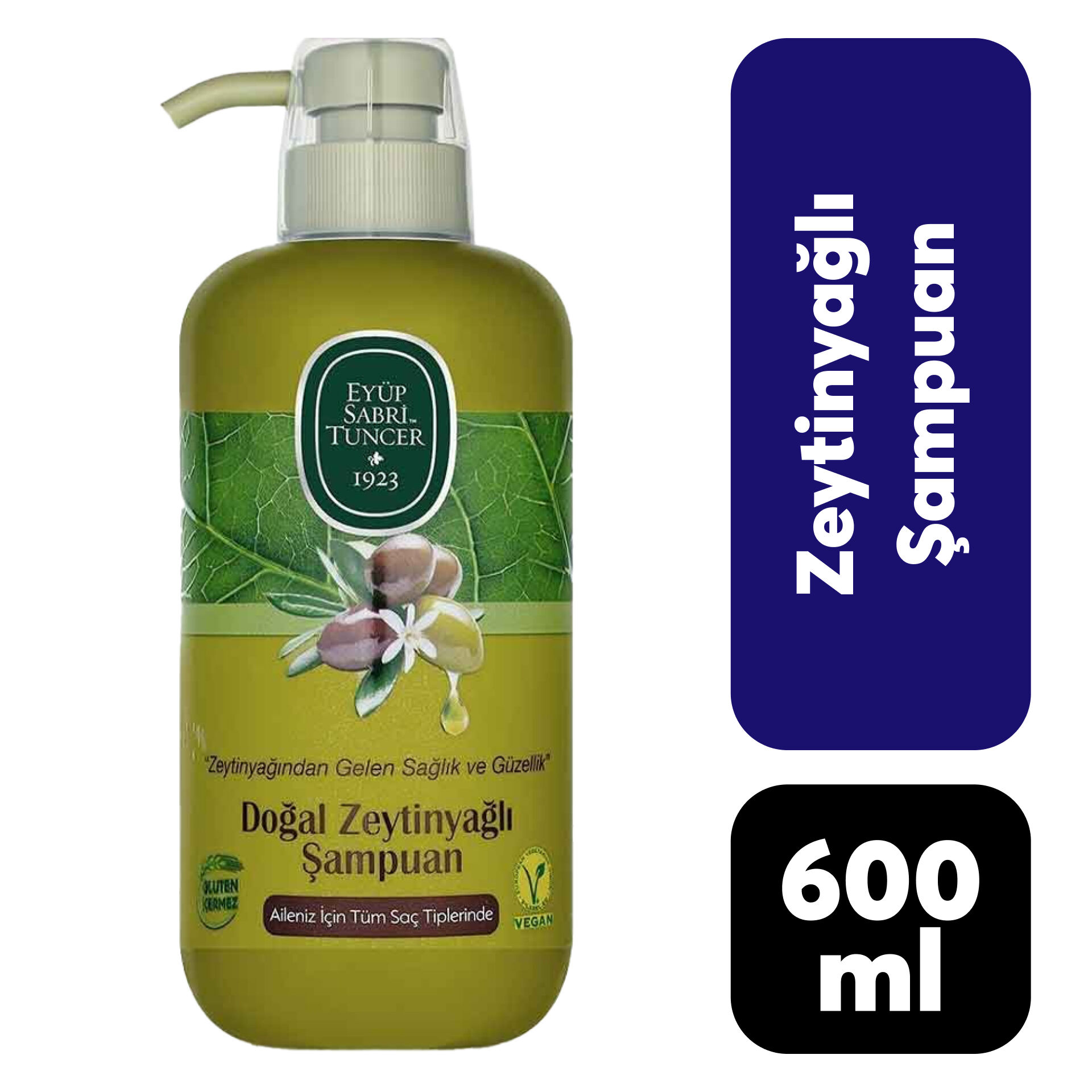 Şampuan Eyüp Sabri Tuncer 600 Ml Doğal Zeytinyağlı