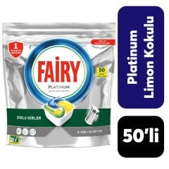 Bulaşık Tableti Fairy 50'li Tablet Limon