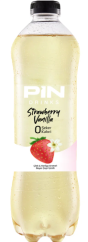 Pin Drinks Strawberry Vanilya Tea 1 Lt