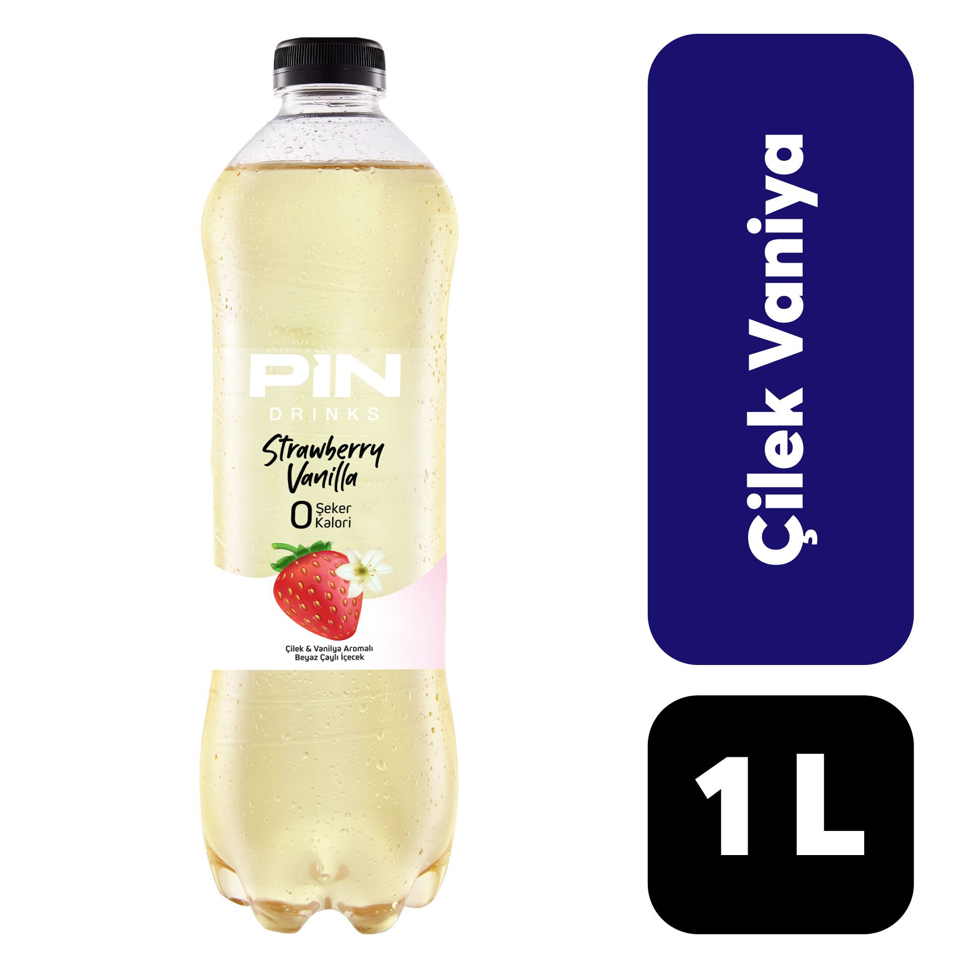 Pin Drinks Strawberry Vanilya Tea 1 Lt