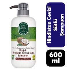 Şampuan Eyüp Sabri Tuncer 600 ml Doğal Hindistan Cevizli