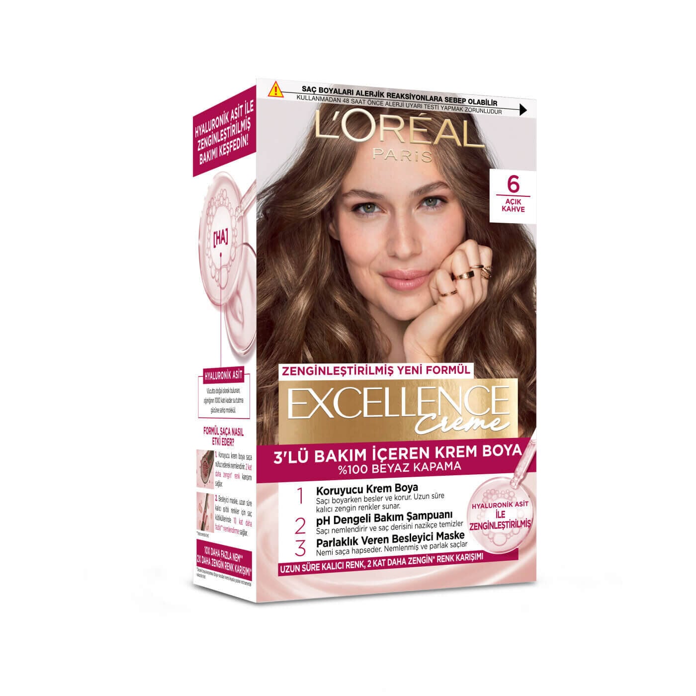 Loreal Paris Excellence Creme 6 Açık Kahve