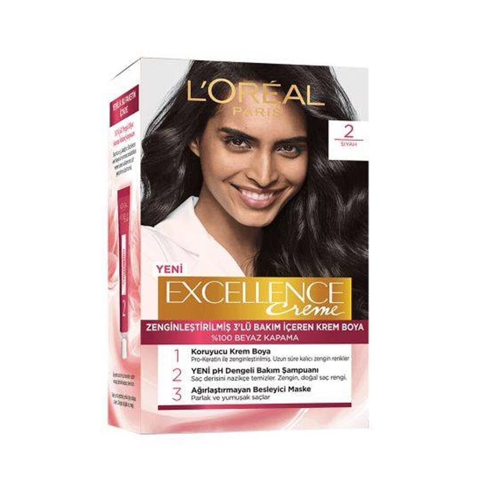 Loreal Paris Excellence Creme 2 Siyah