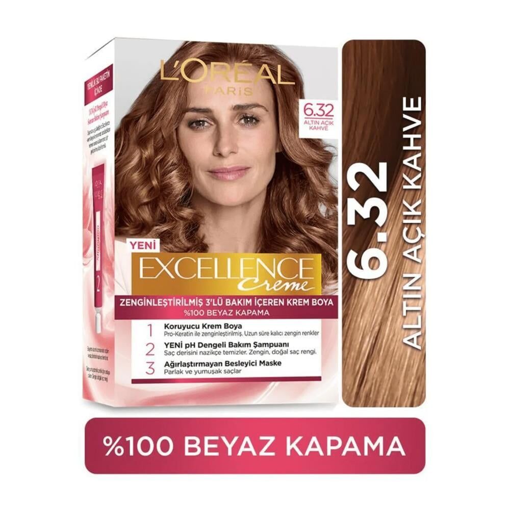 Loreal Paris Excellence Creme 6.32 Açık Kahve