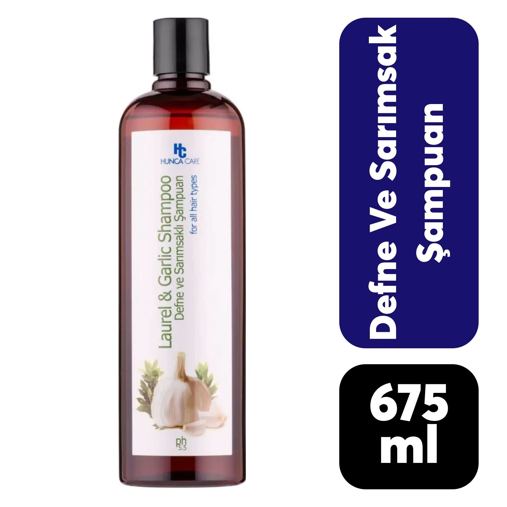 Şampuan Hunca Care 675 ml Defne & Sarımsak
