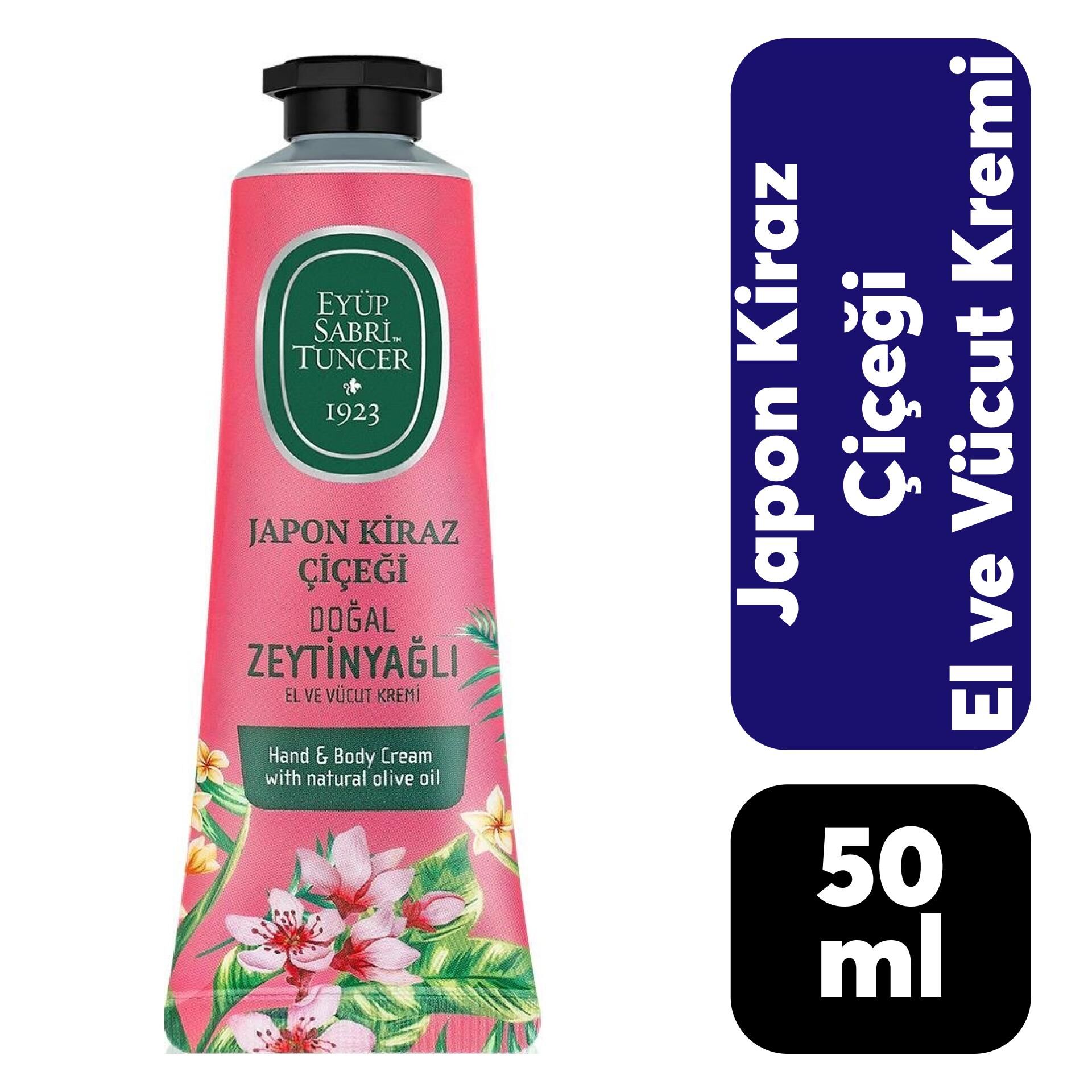 .Eyüp Sabri Tuncer El ve Vücut Kremi 50 ml Japon Kiraz Çiçeği