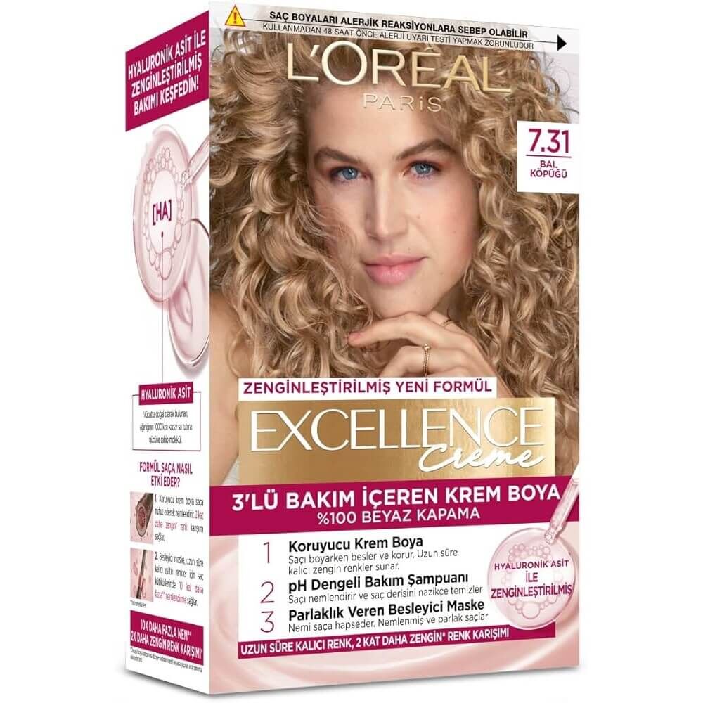 Loreal Paris Excellence Creme 7.31  Bal Peteği