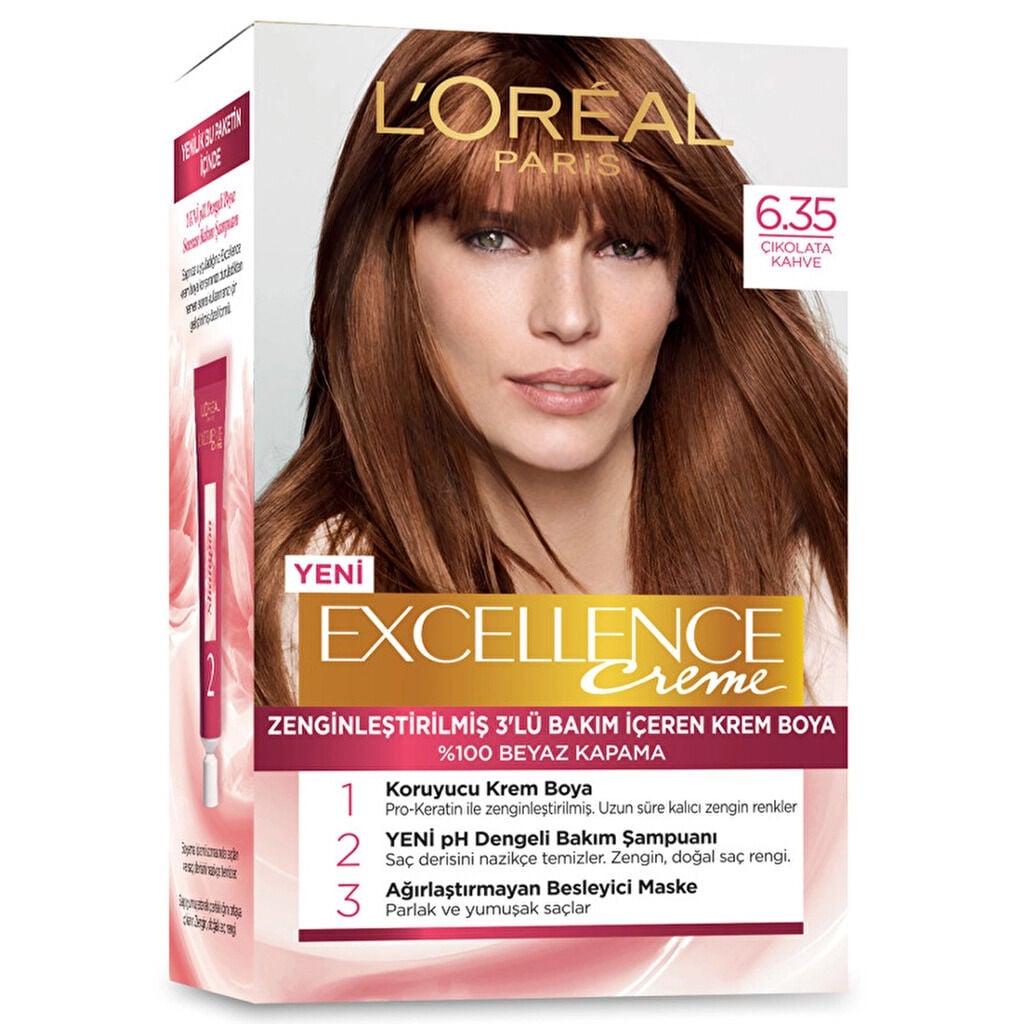 Loreal Paris Excellence Creme 6.35 Çikolata Kahve