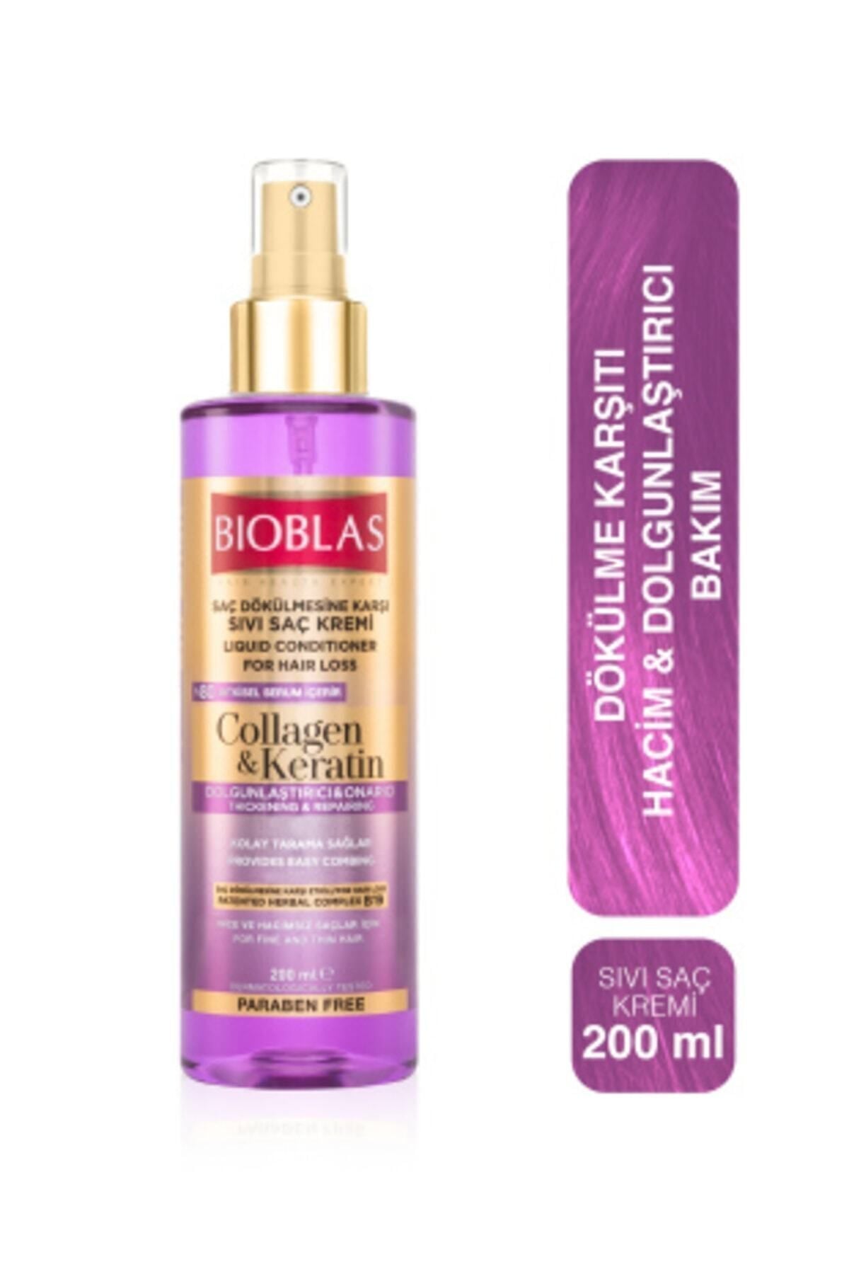 Saç Kremi Sıvı Bioblas 200 ml Kolajen & Keratin