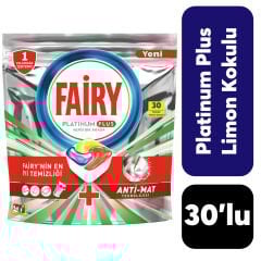 Bulaşık Tableti Fairy Platinum Plus 30’lu