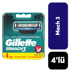 Gillette Yedek Başlık Mach3 4'lü