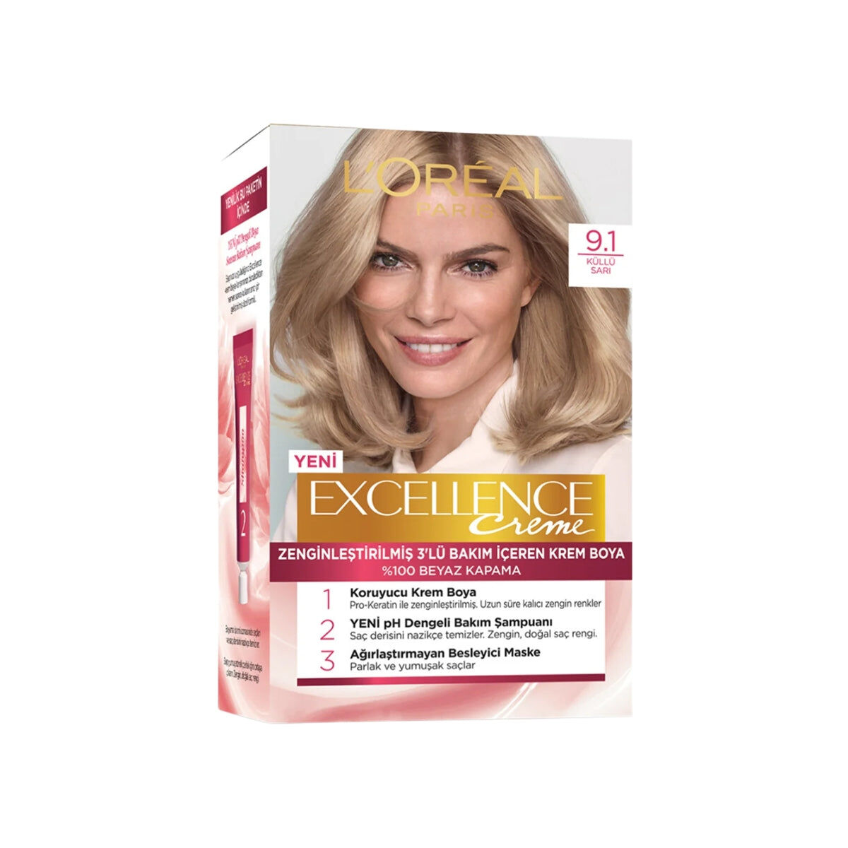 Loreal Paris Excellence Creme 9.1 Küllü Sarı