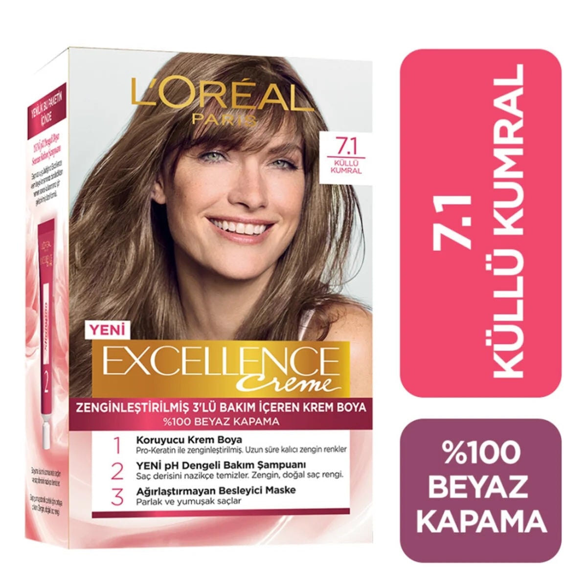 Loreal Paris Excellence Creme 7.1 Küllü Kumral