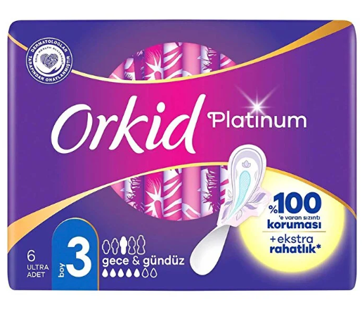 Orkid Platinum Tekli Uzun Extra 6 Lı