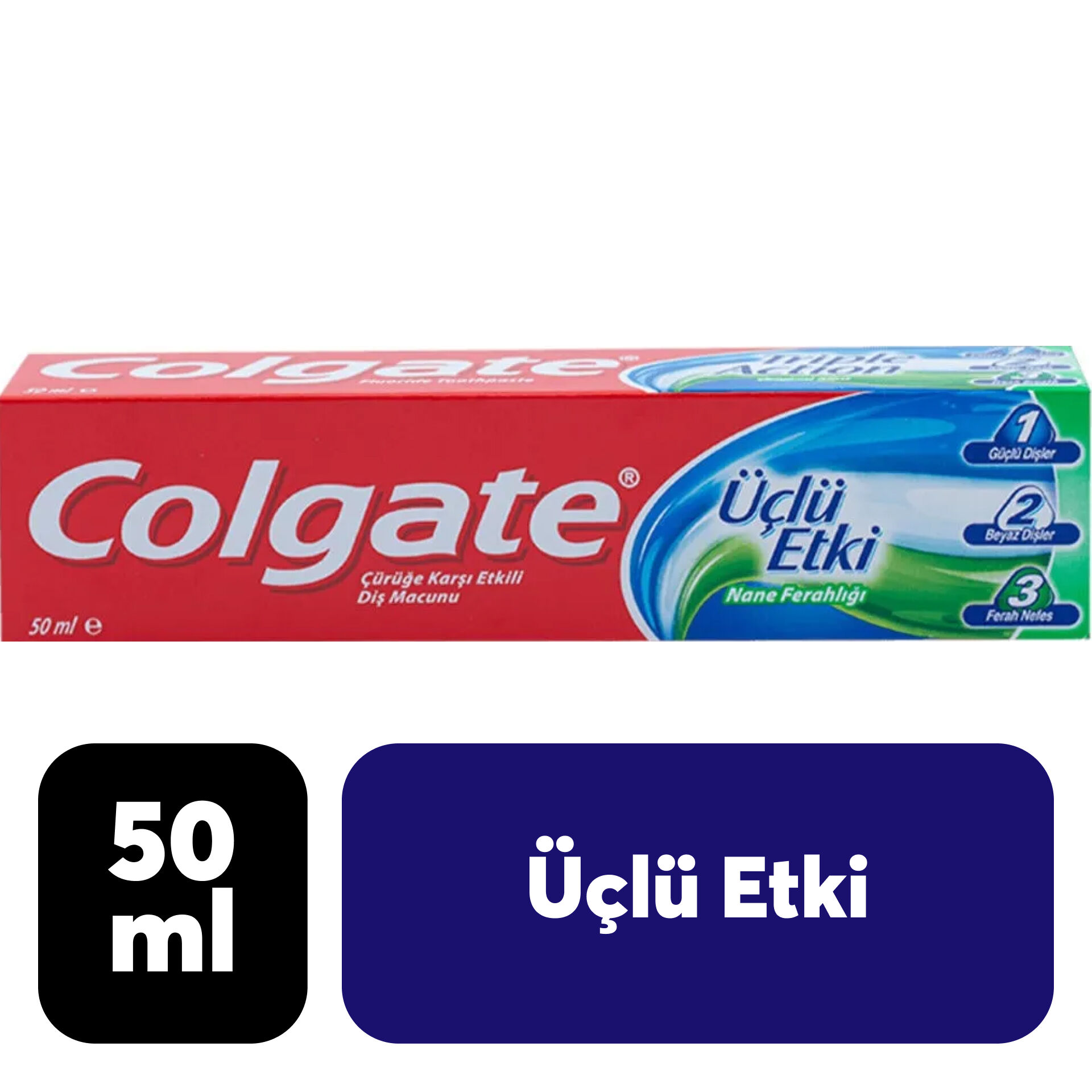Diş Macunu Colgate .50 ml Üçlü Etki***