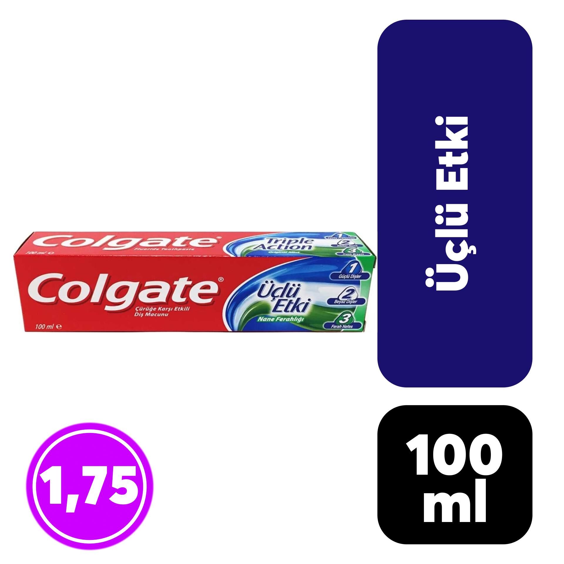 Diş Macunu Colgate 100 ml Üç Etki
