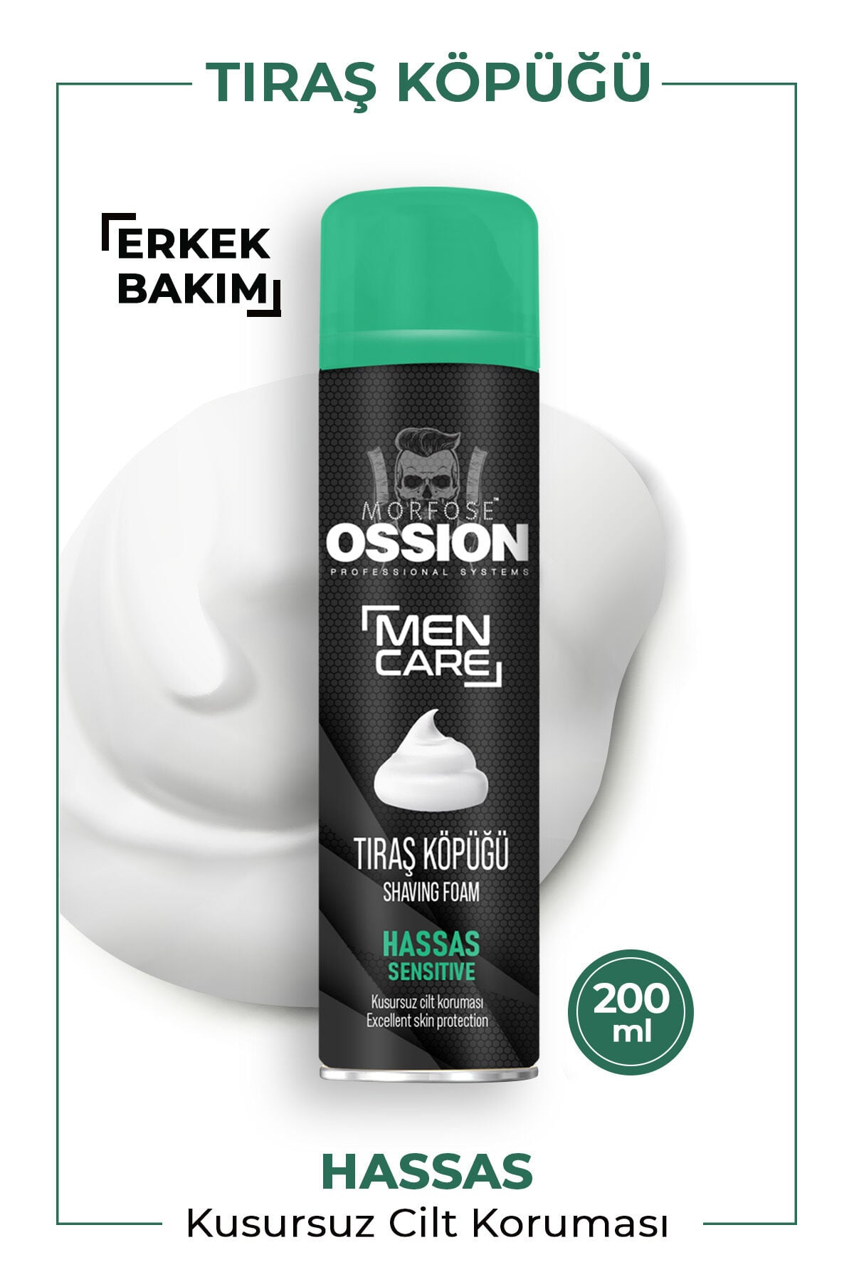 Morfose Ossion Hassas Tıraş Köpüğü 200 ml