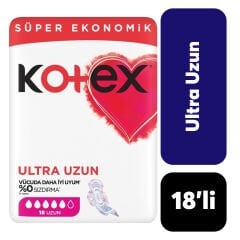 Kotex Ped Ultra 4'lü Uzun 18'li