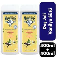 Duş Jeli Le Petit Marseillais 400 ml Vanilya Sütü 2'li