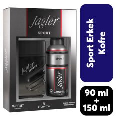 Kofre Erkek Jagler Parfüm 90 ml + Deodorant 150 ml Sport