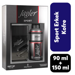 Kofre Erkek Jagler Parfüm 90 Ml + Deodorant 150 Ml Sport