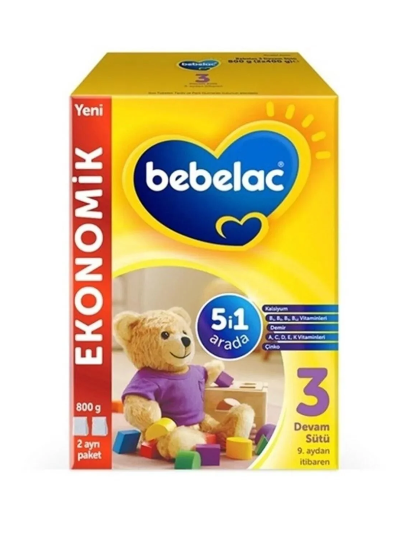 Bebelac 3 Bebek Sütü 800 Gr