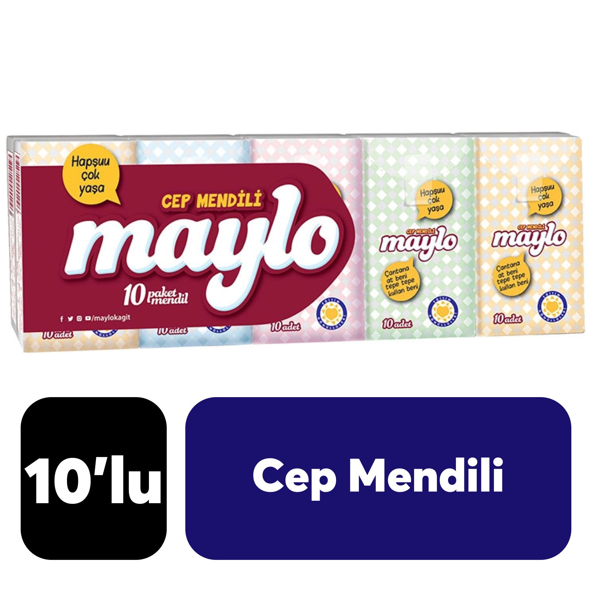 Kağıt Maylo Cep Mendili 10'lu Süper