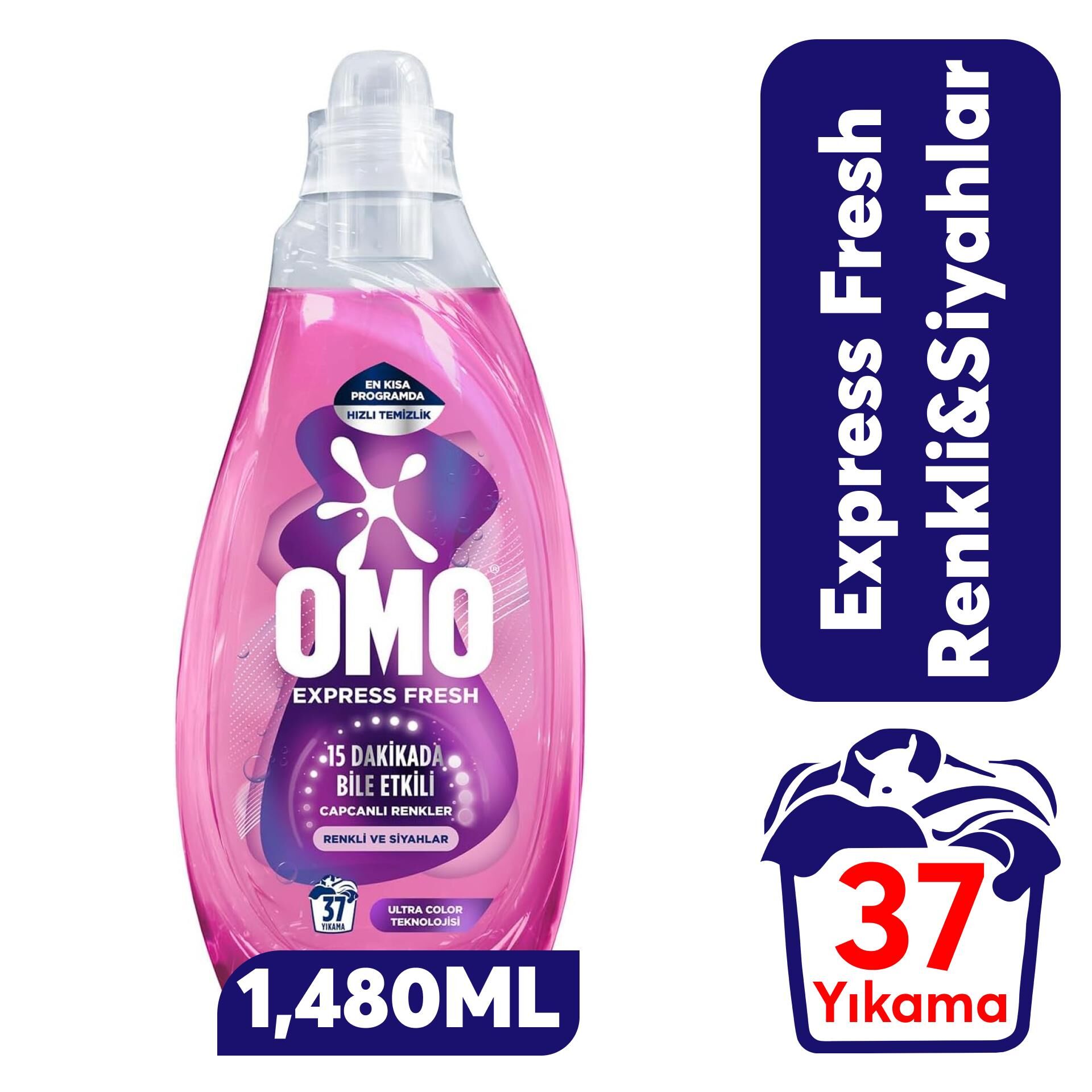 Sıvı Deterjan Omo 1480 ml Renkliler ve Siyahlar