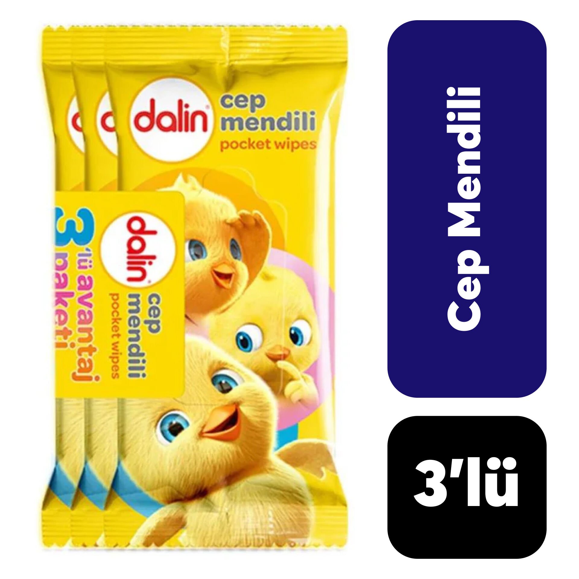 Islak Mendil Dalin 3'lü Cep Klasik