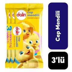 Islak Mendil Dalin 3'lü Cep Klasik