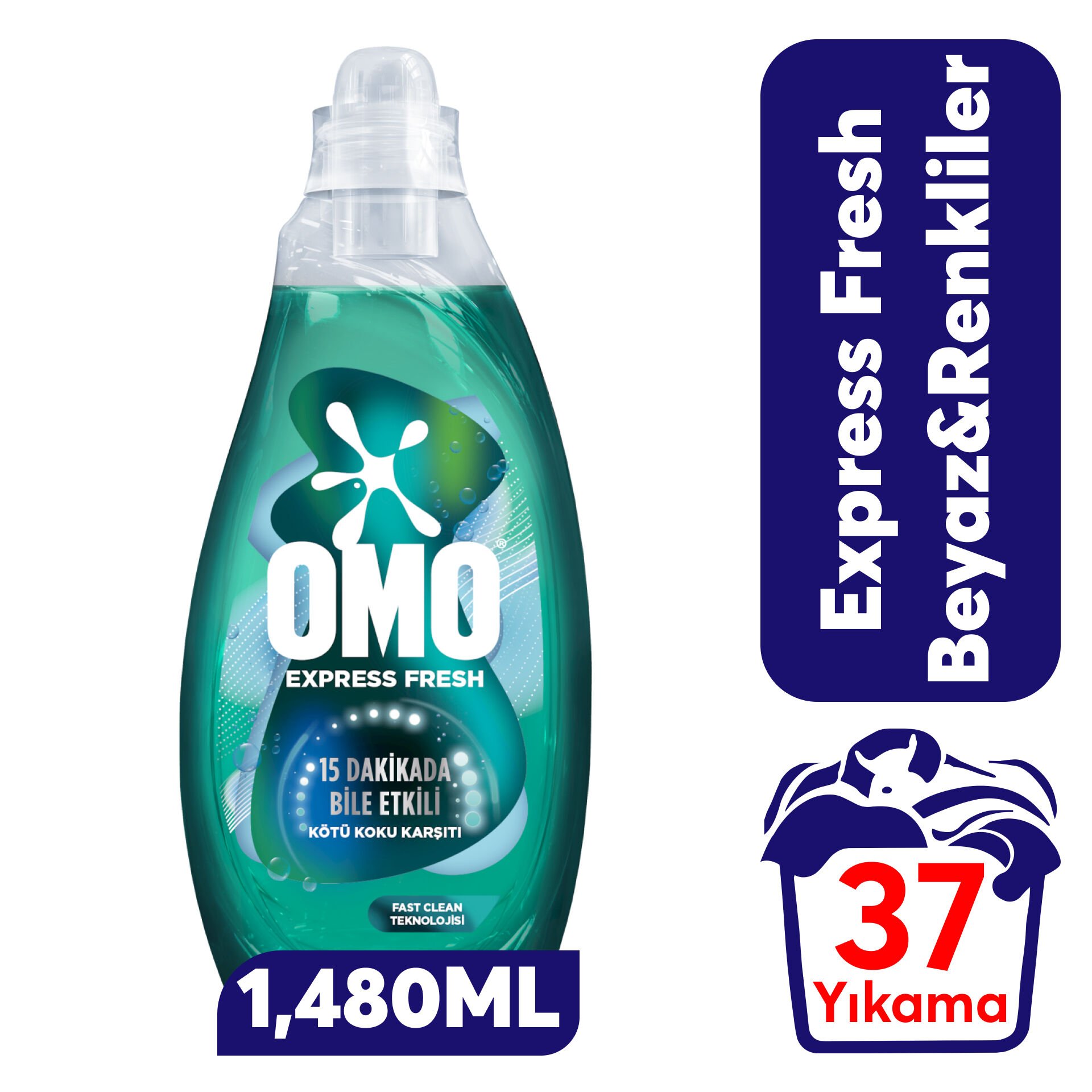 Sıvı Deterjan Omo 1480 ml Beyazlar ve Renkliler