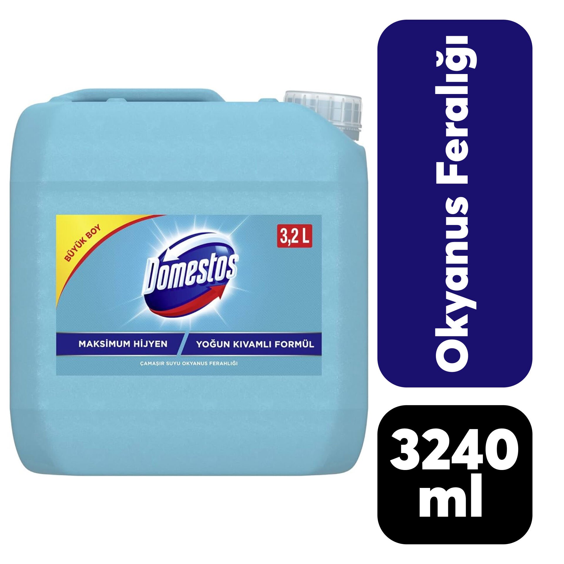 Çamaşır Suyu Domestos 3240 ml Okyanus Ferahlığı