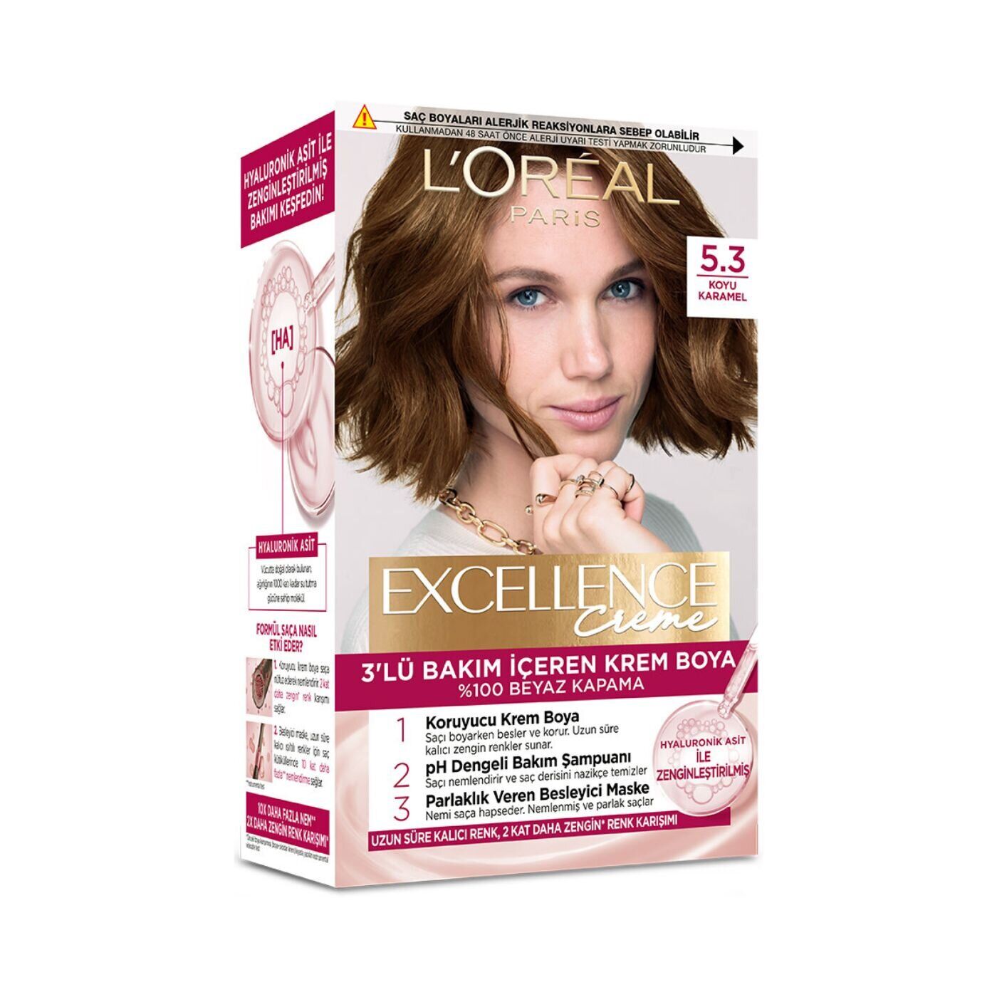 Loreal Paris Excellence Creme 5.3 Koyu Karamel