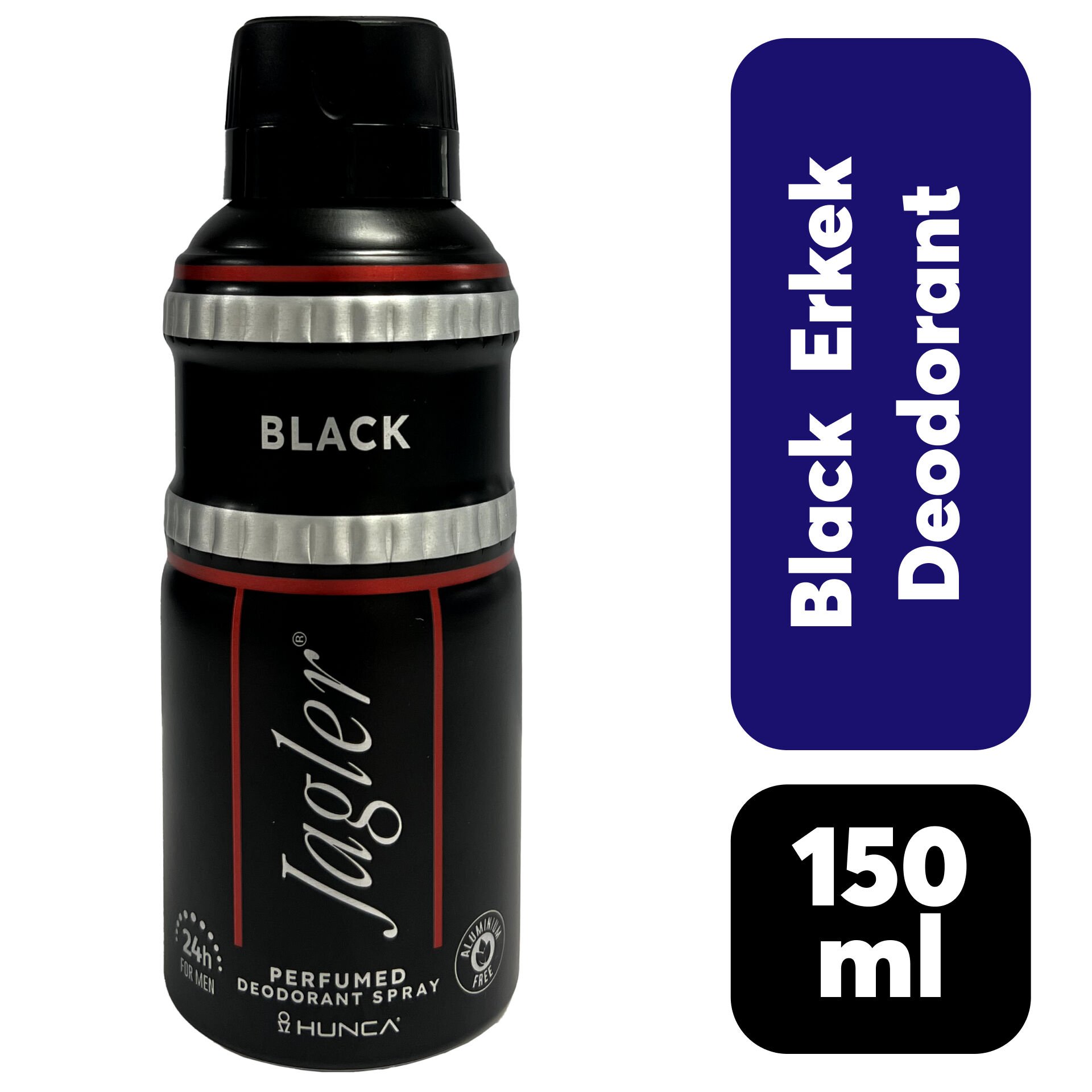Deodorant Erkek Jagler 150 ml Black