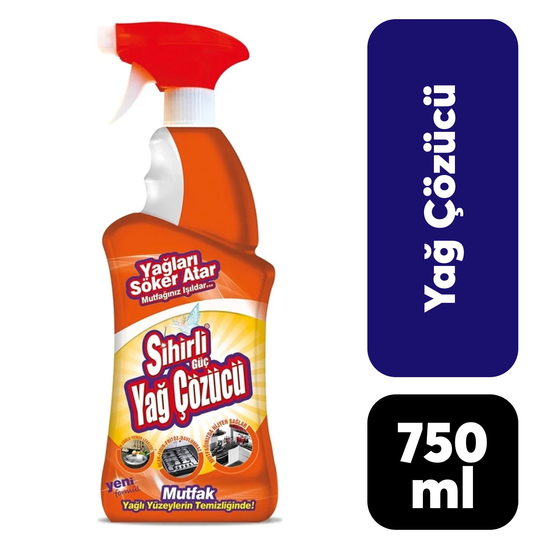 Çözücü Sprey Sihirli Su 750 ml Yağ Çözücü