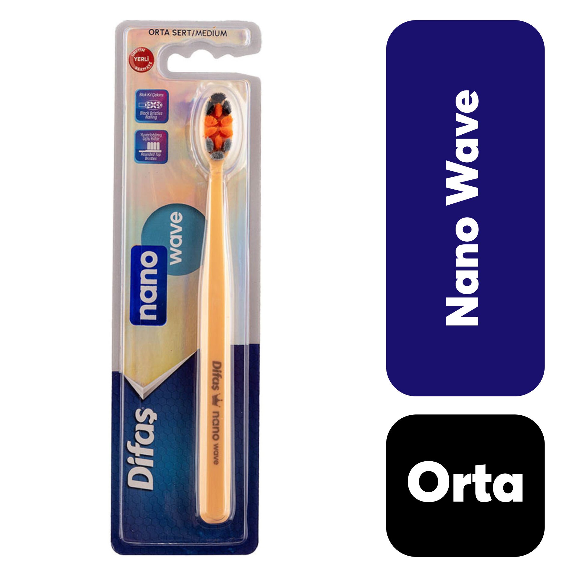 Diş Fırçası Difaş Nano Wave Orta