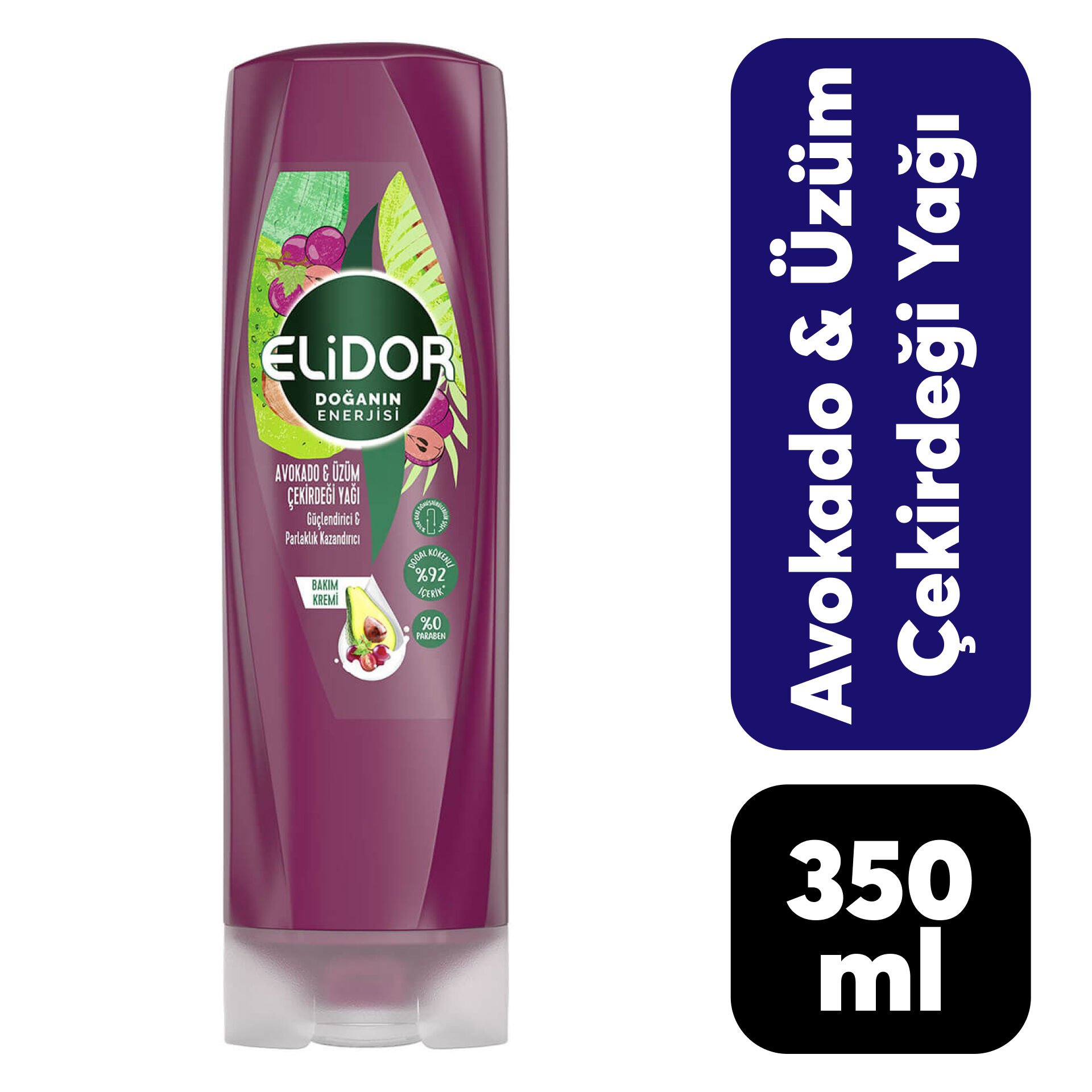 Saç Kremi Elidor 350 ml Avokado & Üzüm Yağı