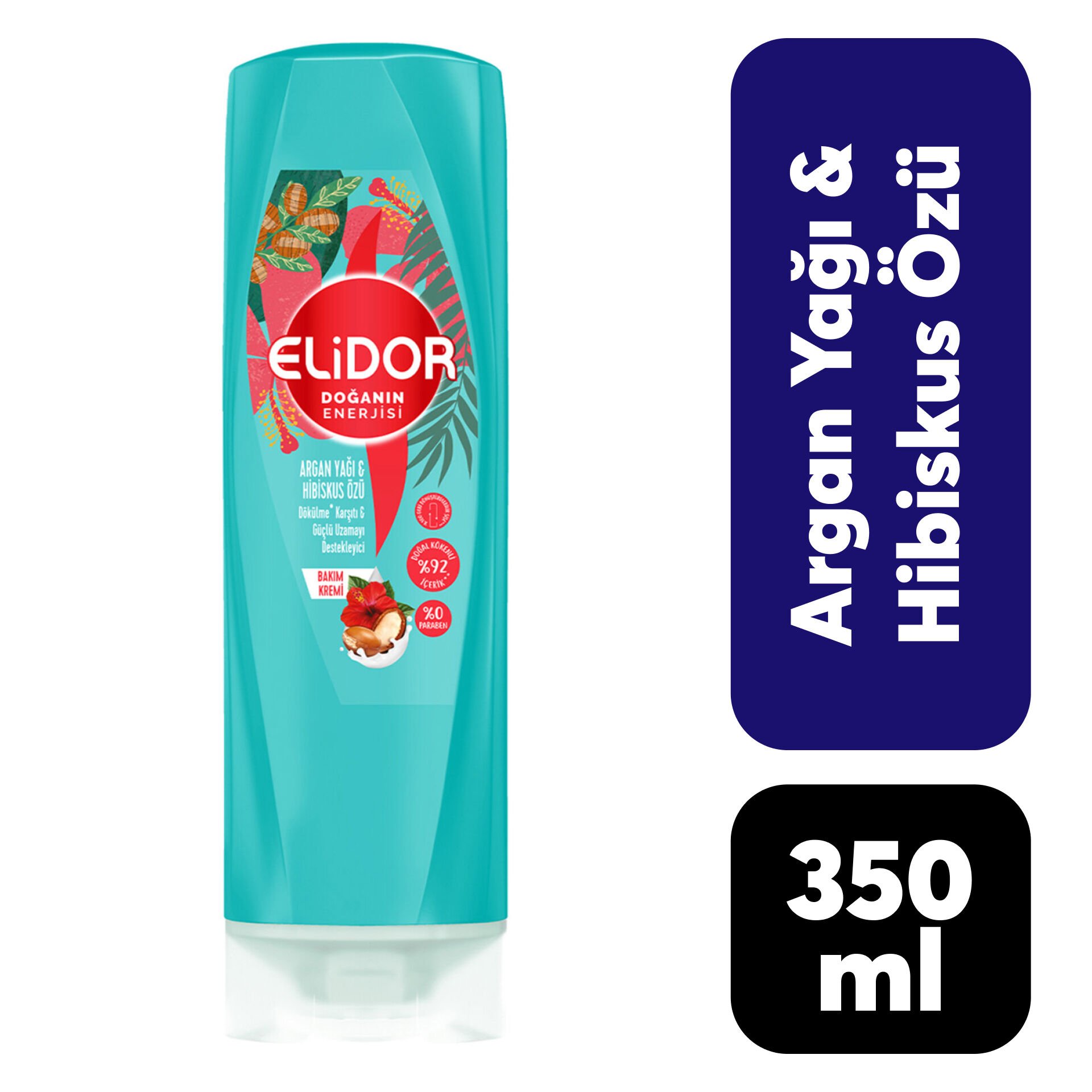 Saç Kremi Elidor 350 ml Argan Yağı & Hibiskus