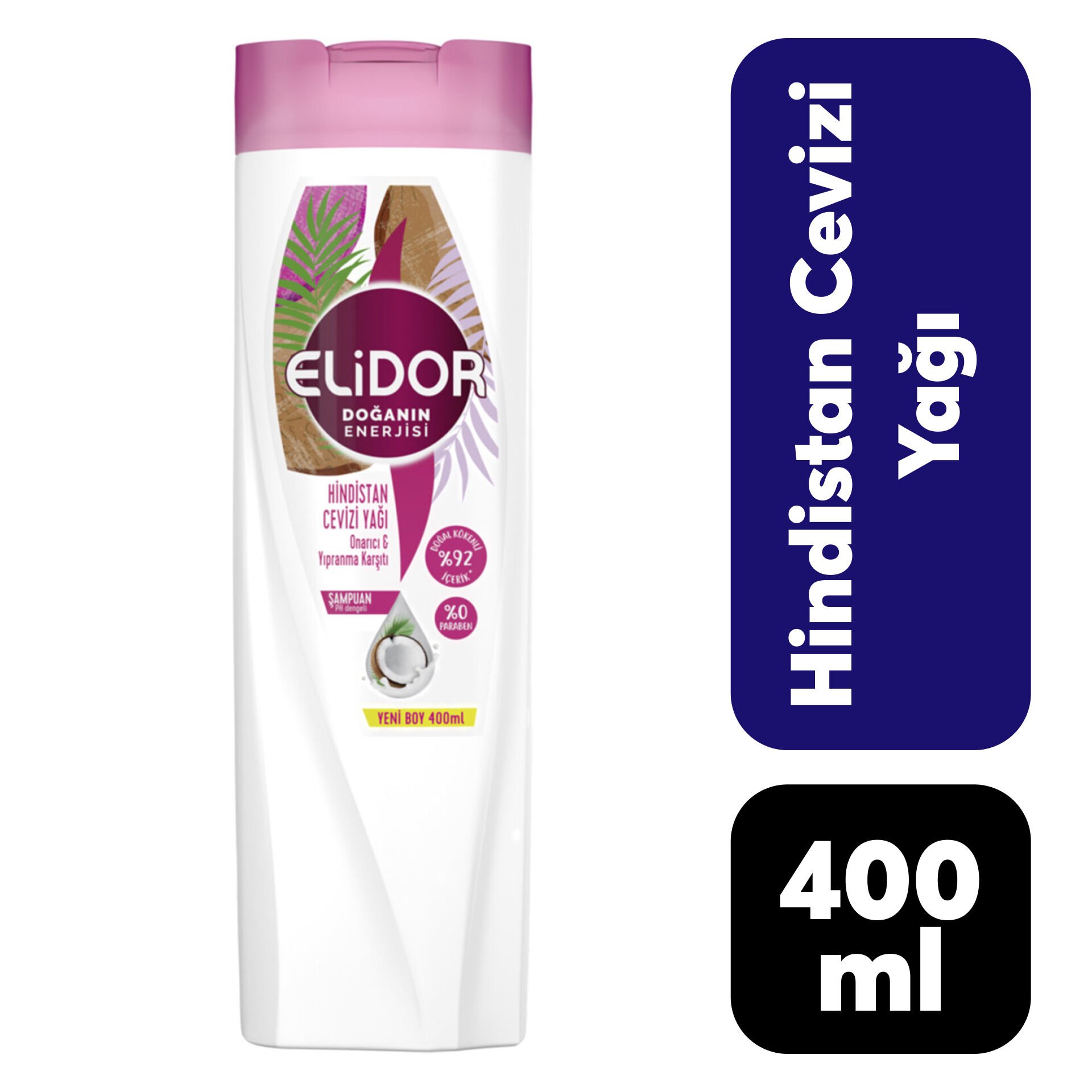 Elidor Şampuan 400 ml Hindistan Ceviz Yağı