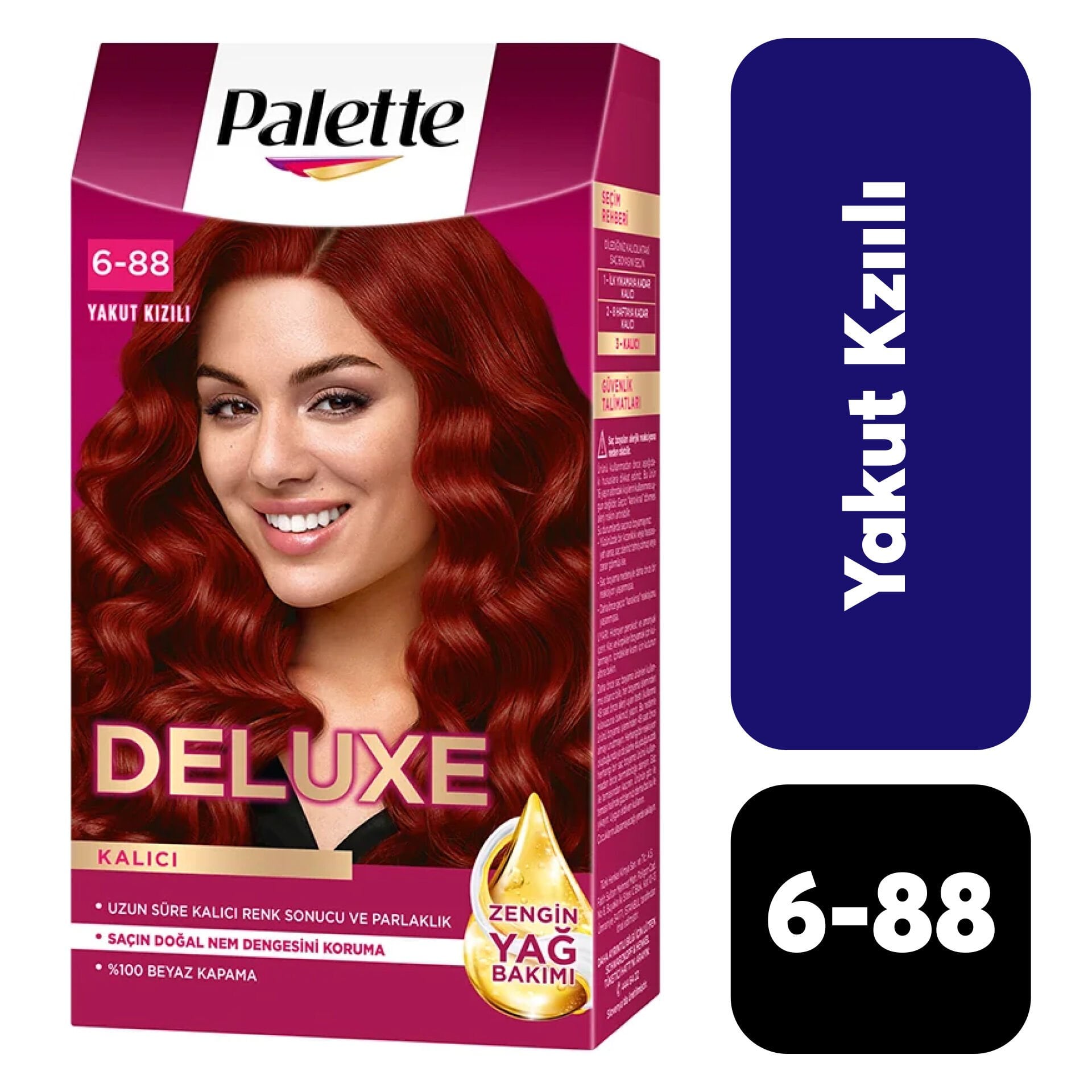 Palette Set Deluxe .6-88 Yakut Kızılı
