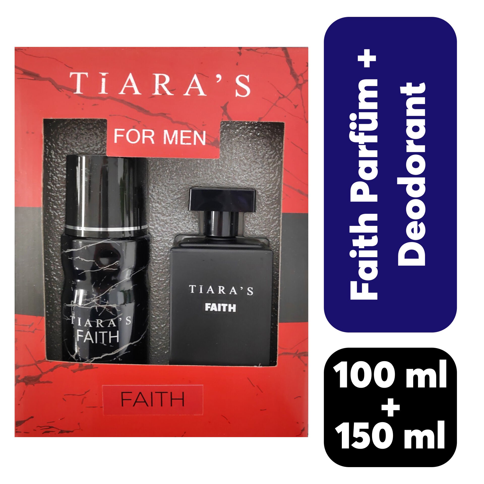 Kofre Erkek Tiaras Parfüm 100 ml + 150 ml Body Mist Him