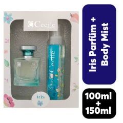 Kofre Kadın Cecile 100 ml Edt + 150 ml Body Mist İris