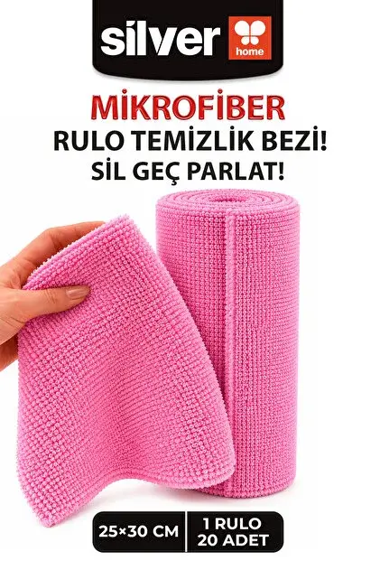 Mikrofiber Kullan At Temizlik Bezi 25*30 Cm