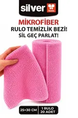 Mikrofiber Kullan At Temizlik Bezi 25*30 Cm