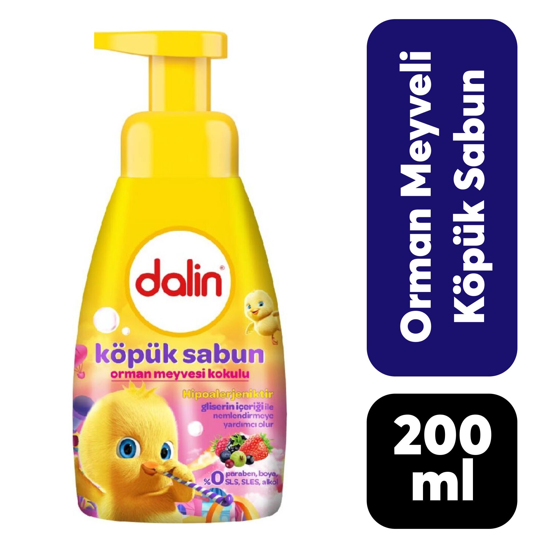 Köpük Sabun Dalin 200 ml Orman Meyveli Kokulu
