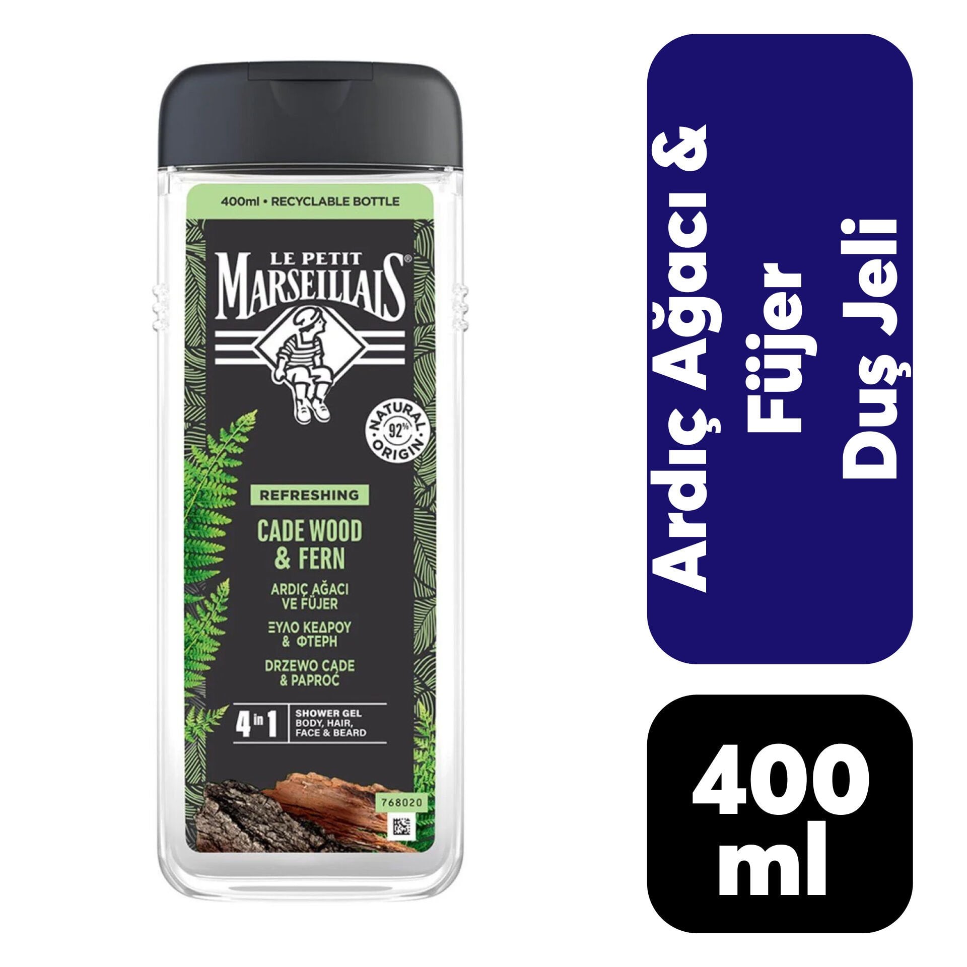 Duş Jeli Le Petit Marseillais 400 ml Ardıç Ağacı ve Fujer