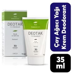 Deotak Krem Deodorant 35 ml Çay Ağacı Yağı