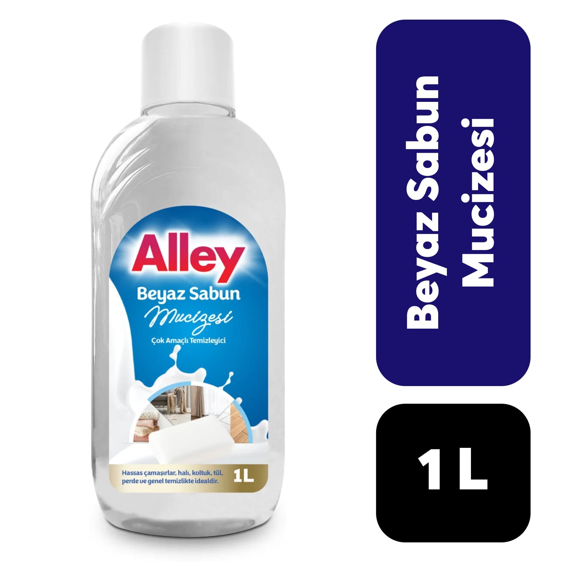 Sabun Sıvı Alley 1 L Beyaz Sabun Mucizesi